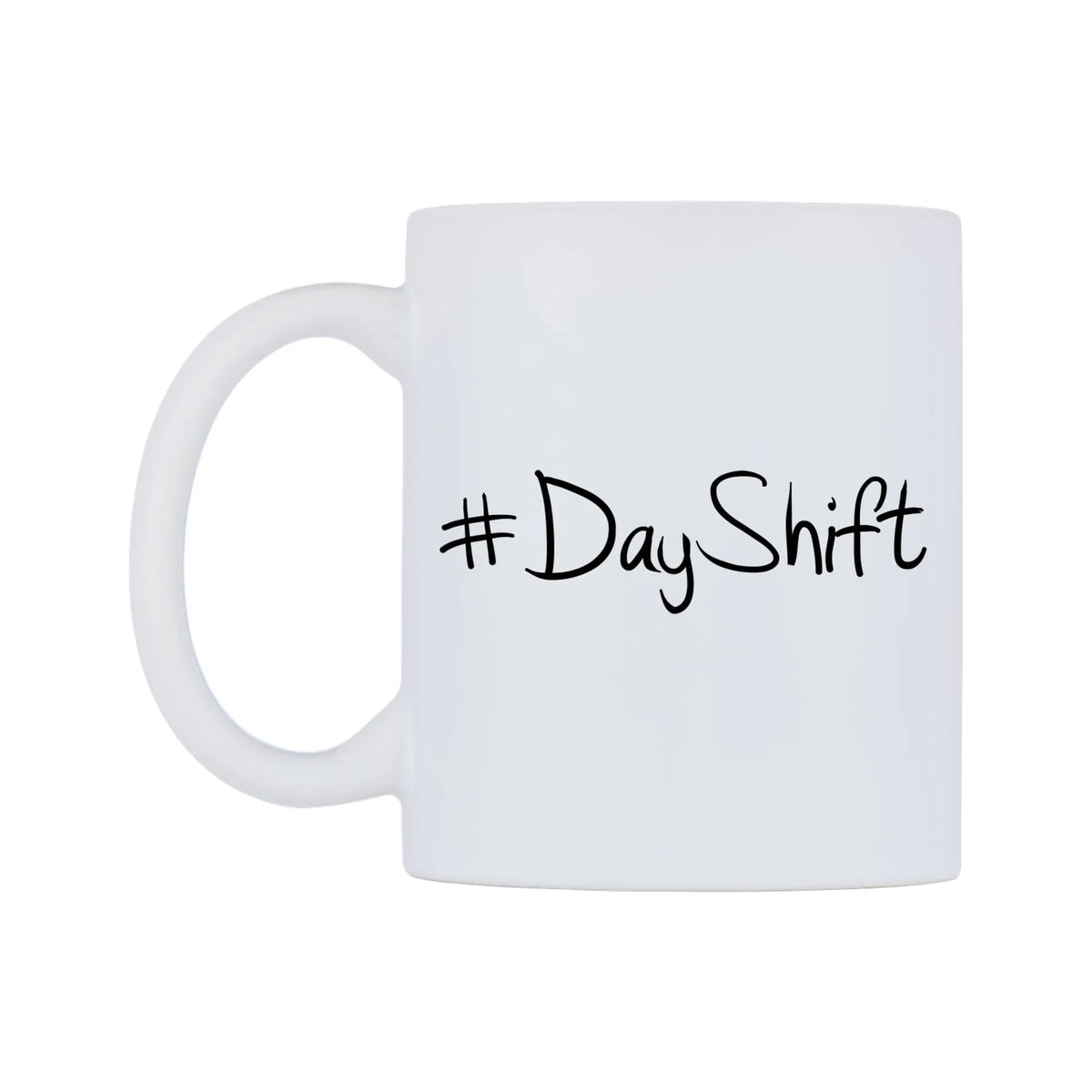 DayShift Mug — mug, right side, on a white background