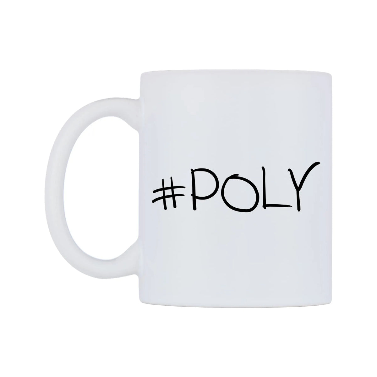 POLY Mug — mug, right side, on a white background