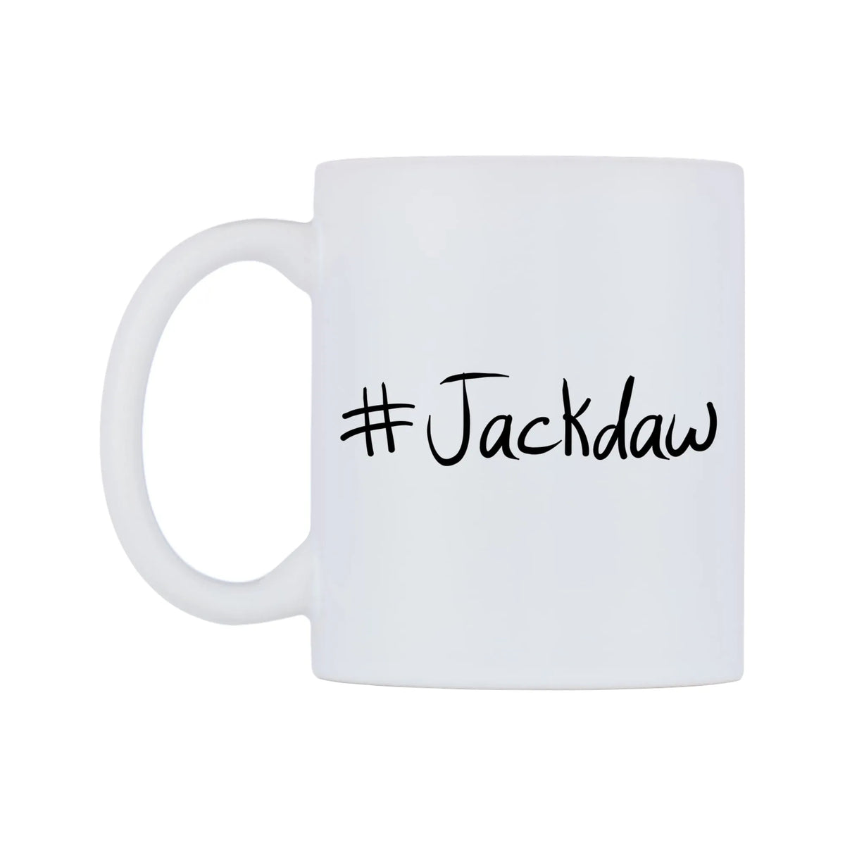 Jackdaw Mug — mug, right side, on a white background