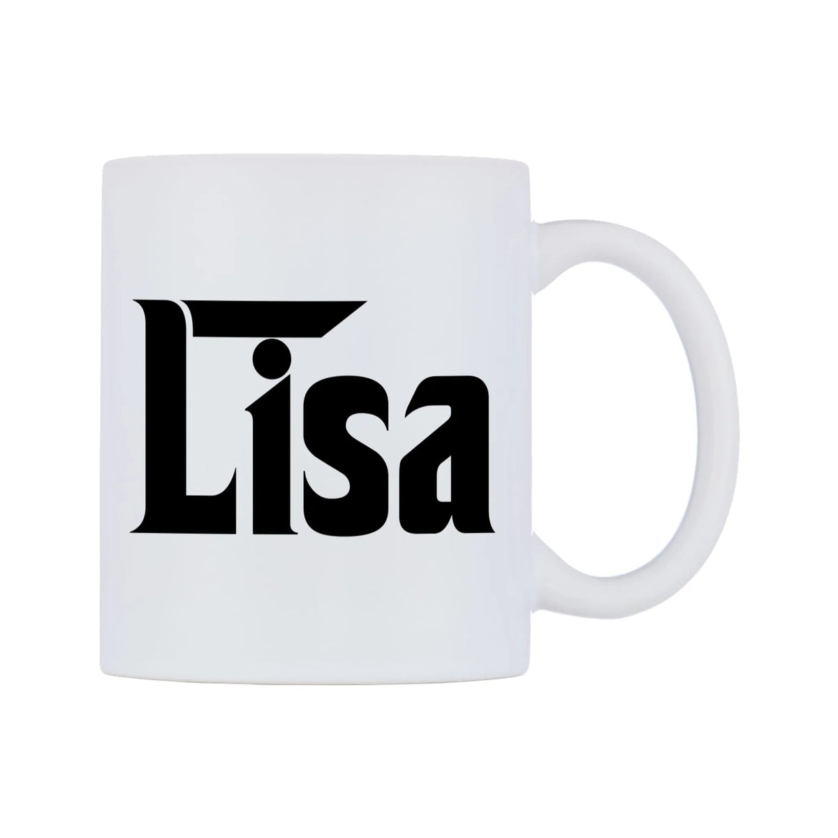 Lisa - Godfather Themed Mug — white 11oz gloss mug, left side, on a white background