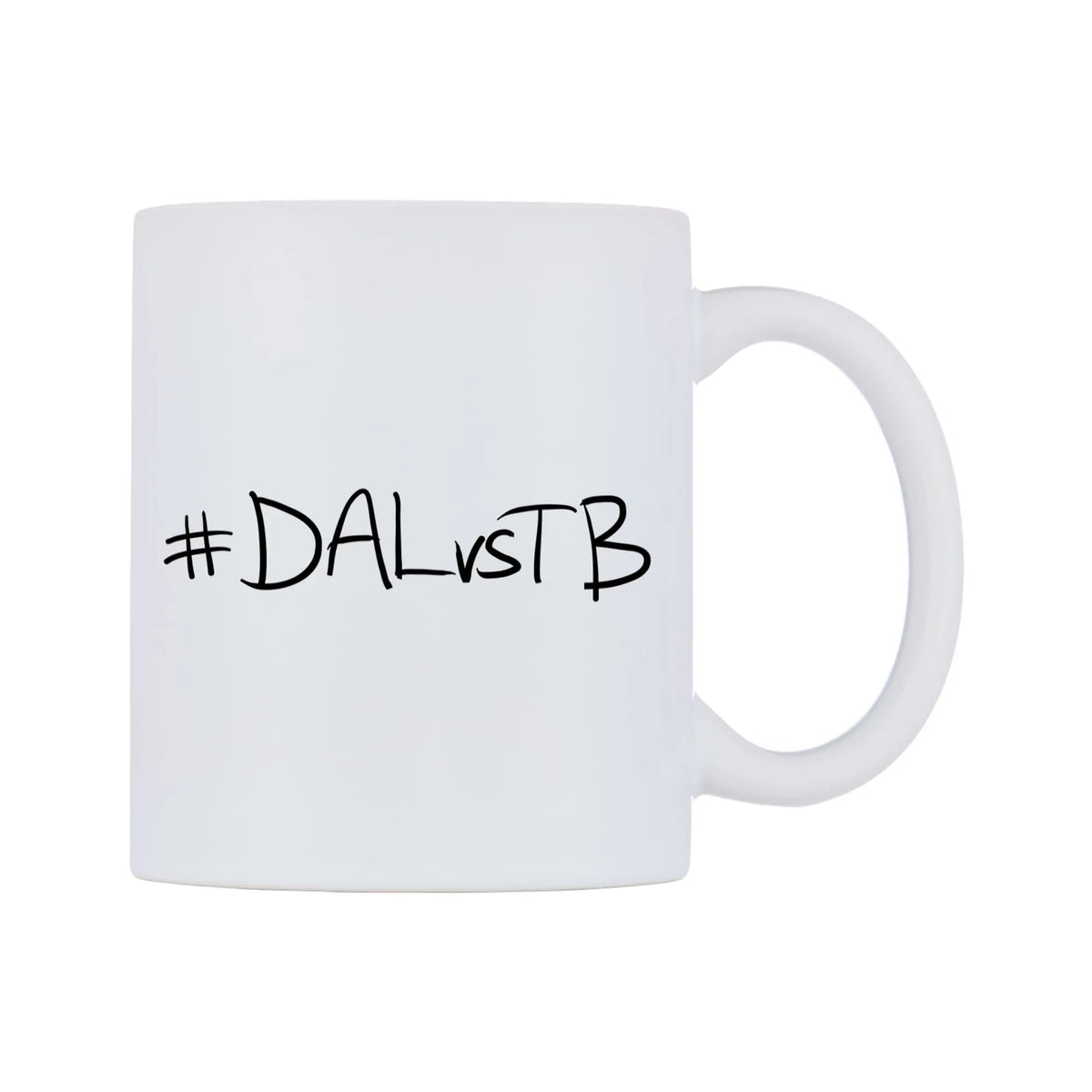 DALvsTB Mug — mug, left side, on a white background