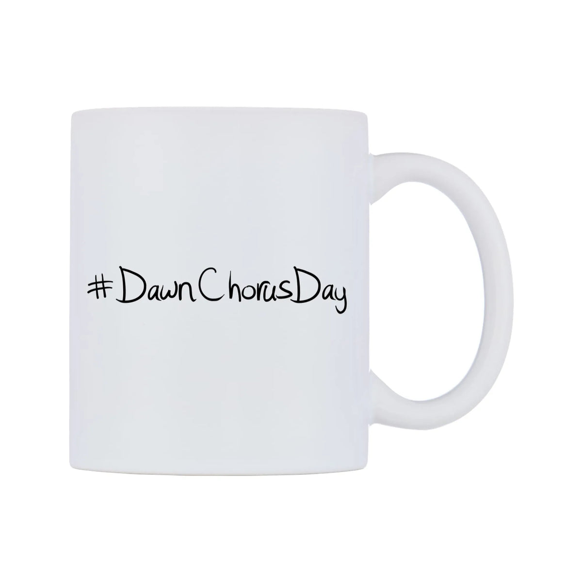 DawnChorusDay Mug — mug, left side, on a white background