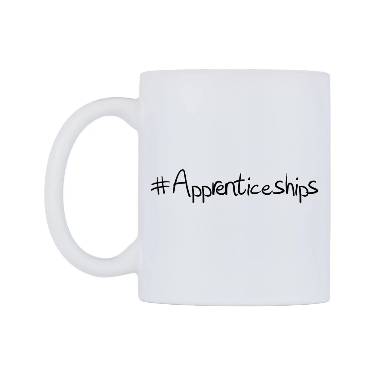 Apprenticeships Mug — mug, right side, on a white background