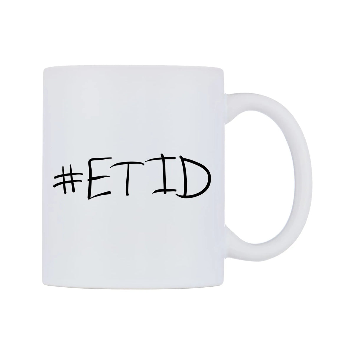 ETID Mug — mug, left side, on a white background