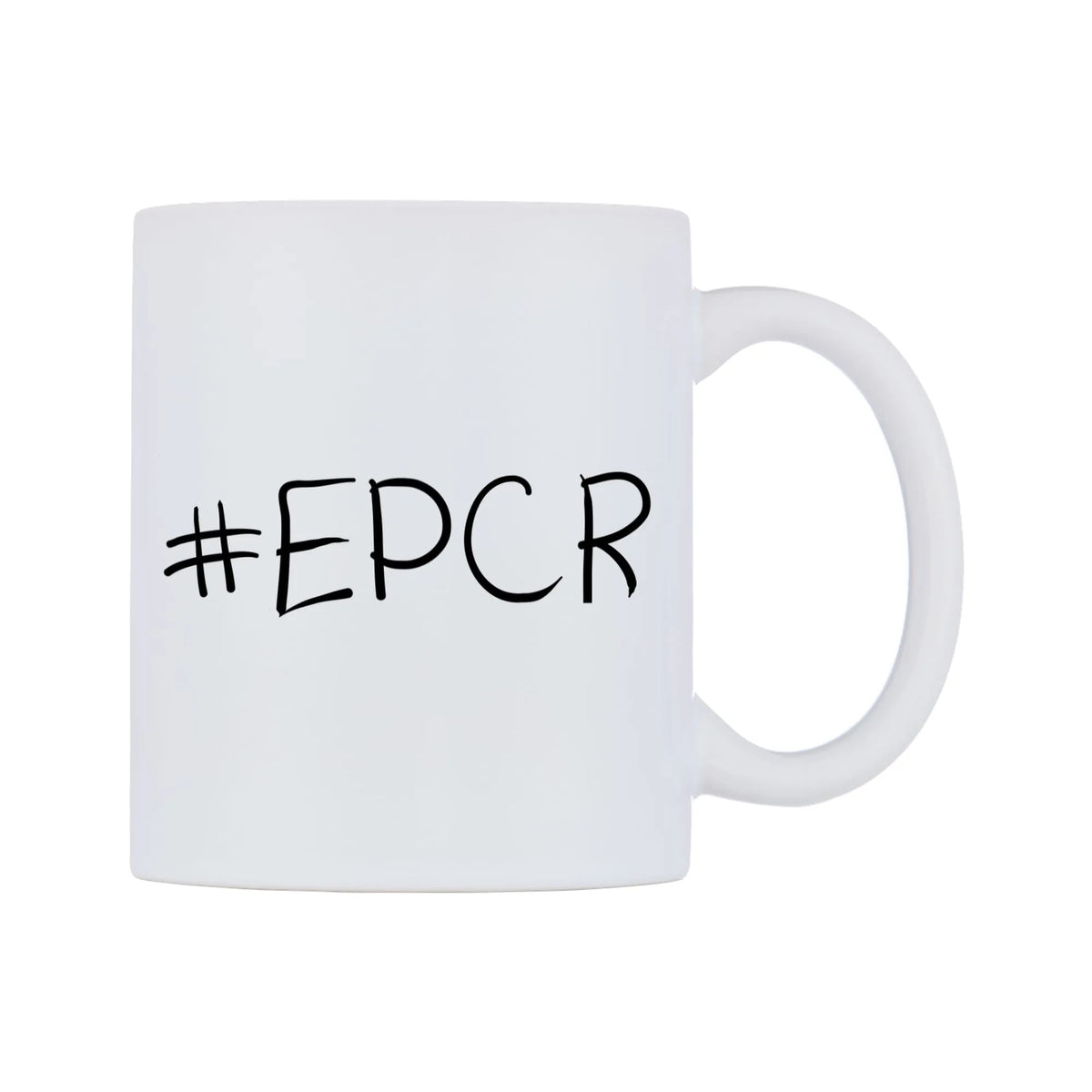 EPCR Mug — mug, left side, on a white background