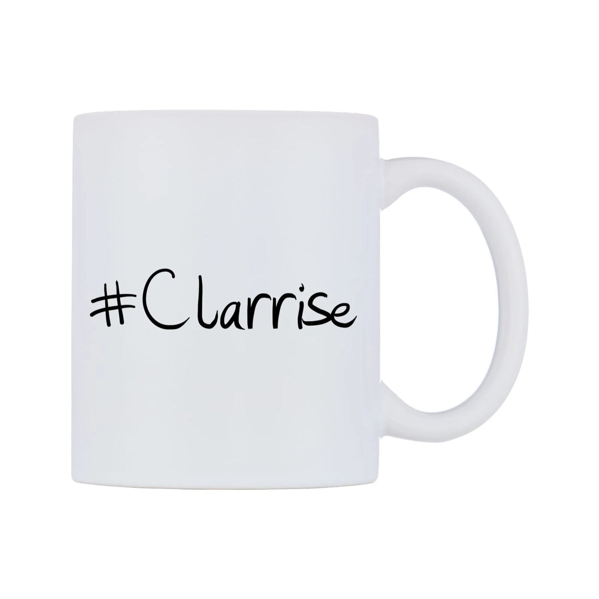 Clarrise Mug — mug, left side, on a white background