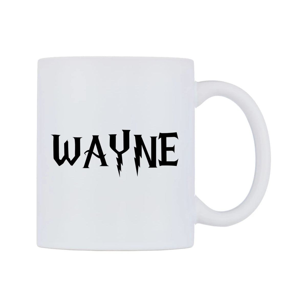 Wayne - Wizard Themed Mug — mug, left side, on a white background
