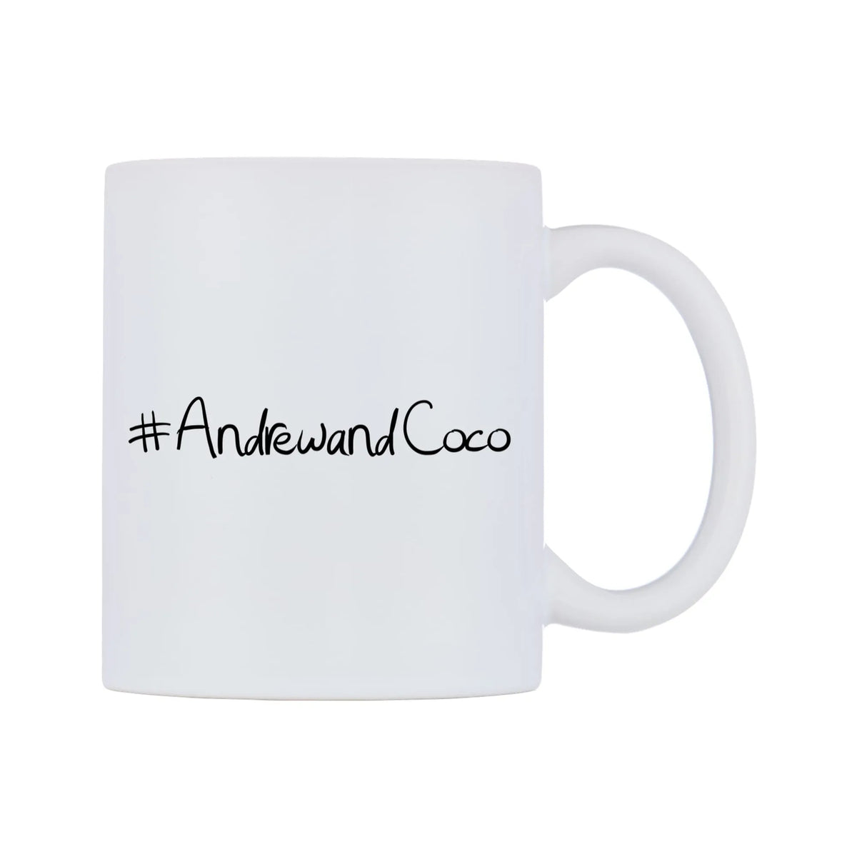 AndrewandCoco Mug — mug, left side, on a white background