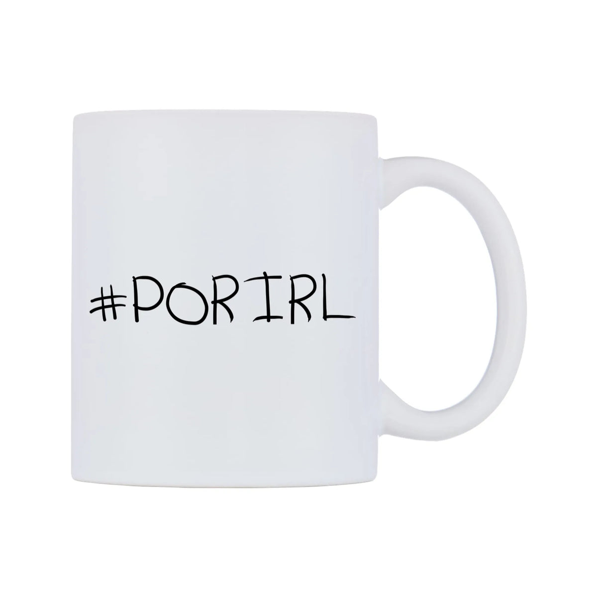PORIRL Mug — mug, left side, on a white background