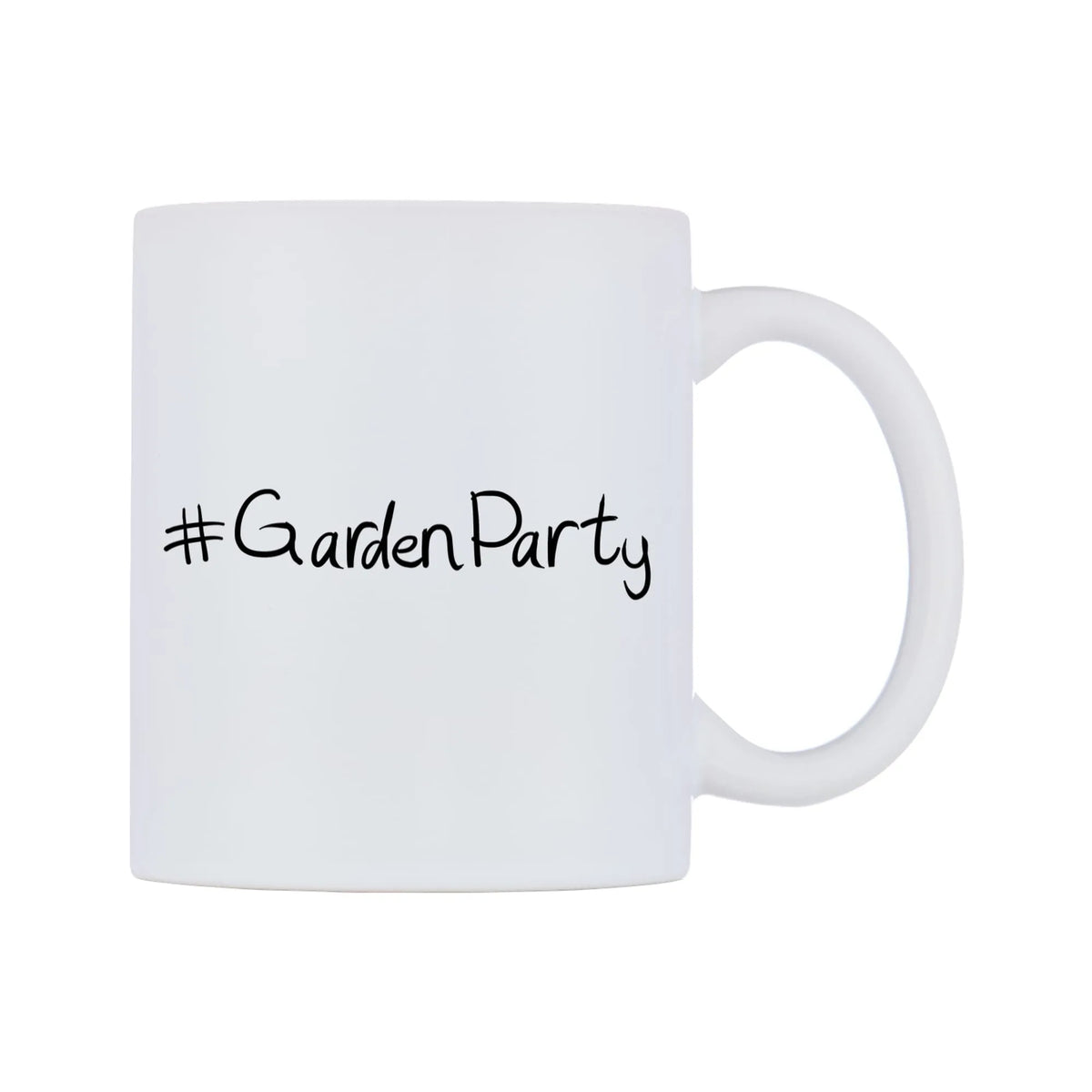 GardenParty Mug — mug, left side, on a white background