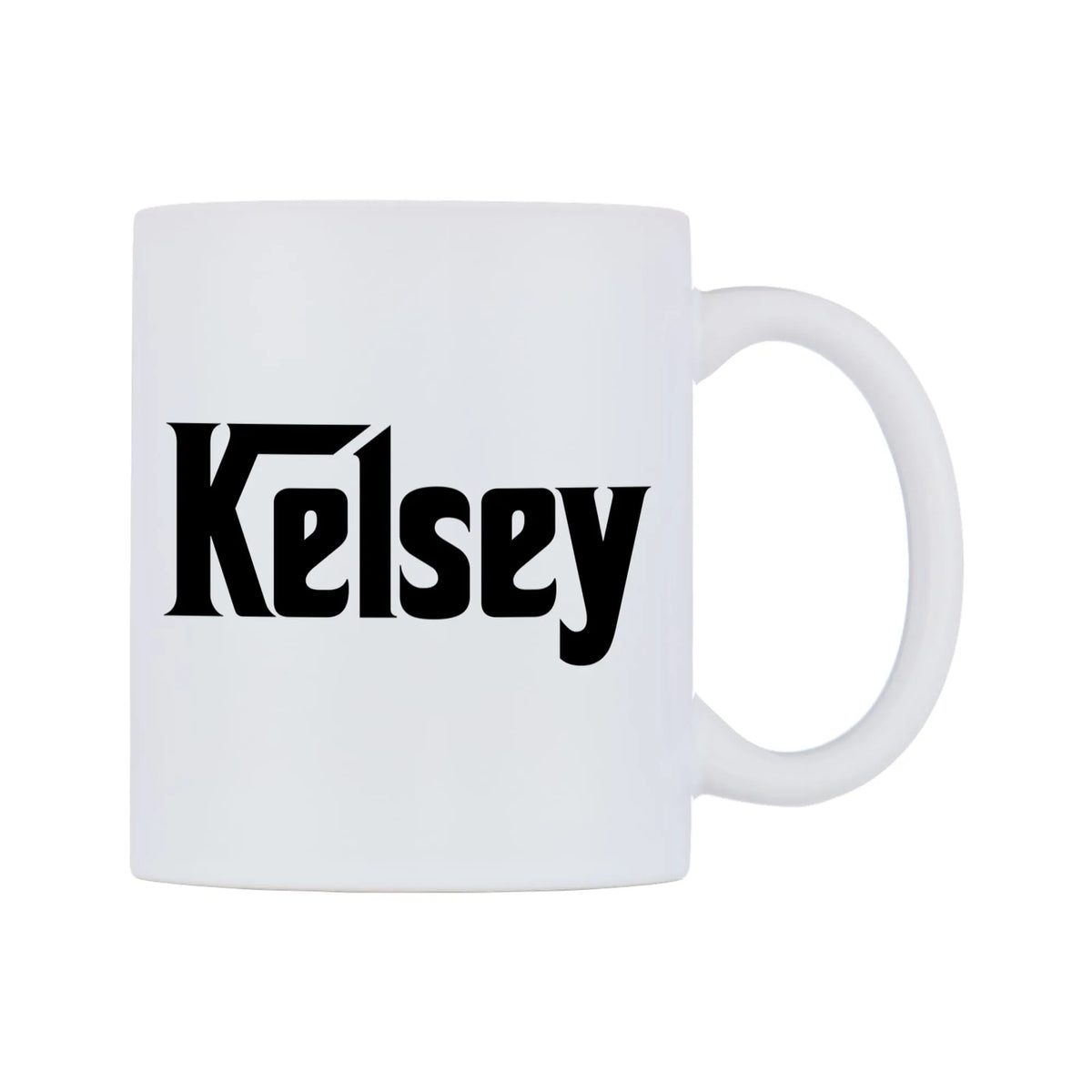 Kelsey - Godfather Themed Mug — white 11oz gloss mug, left side, on a white background