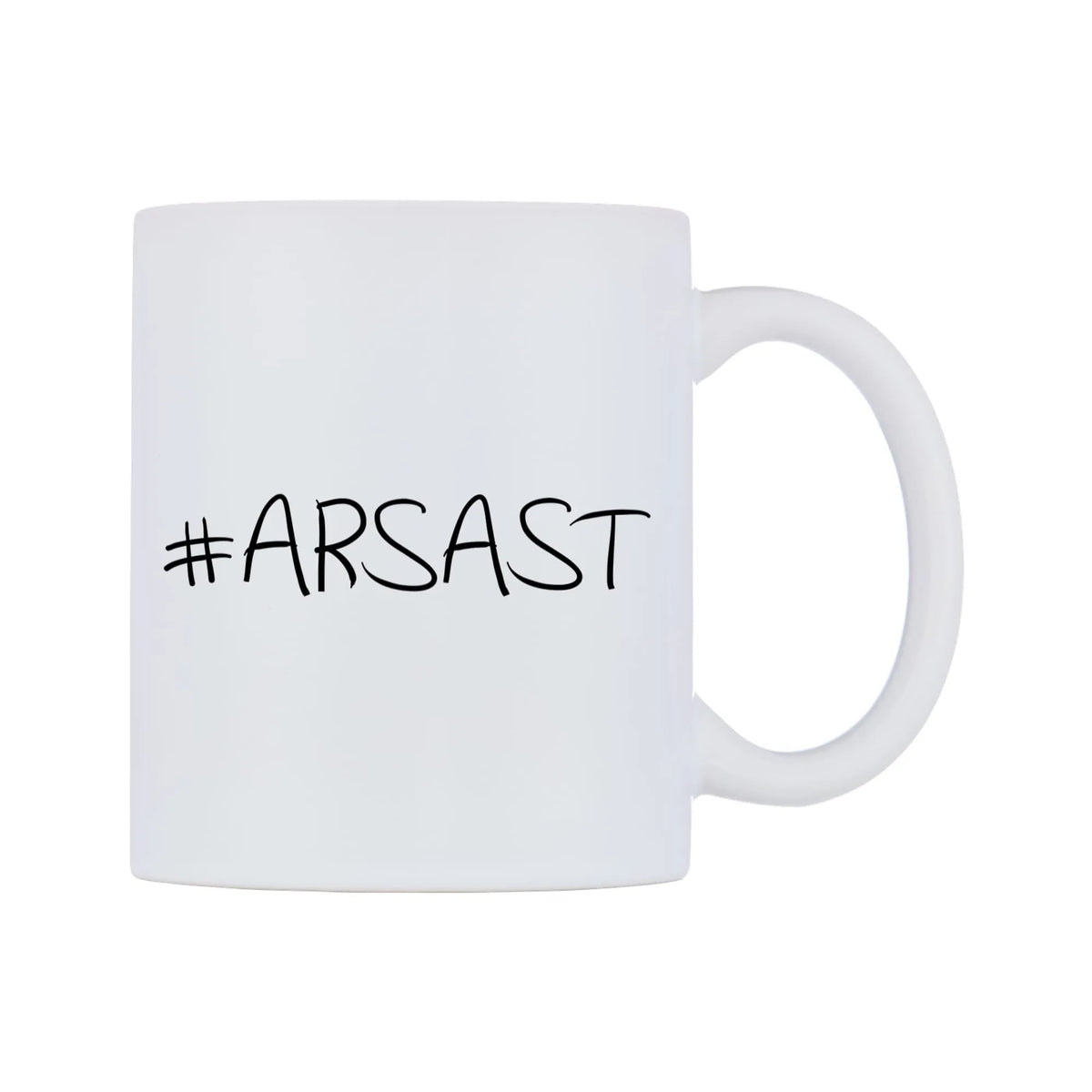 ARSAST Mug — mug, left side, on a white background