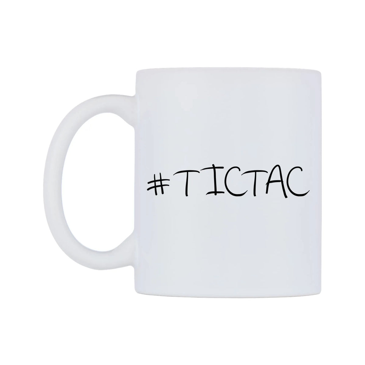 TICTAC Mug — mug, right side, on a white background