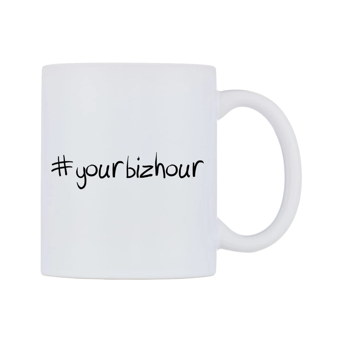 yourbizhour Mug — mug, left side, on a white background