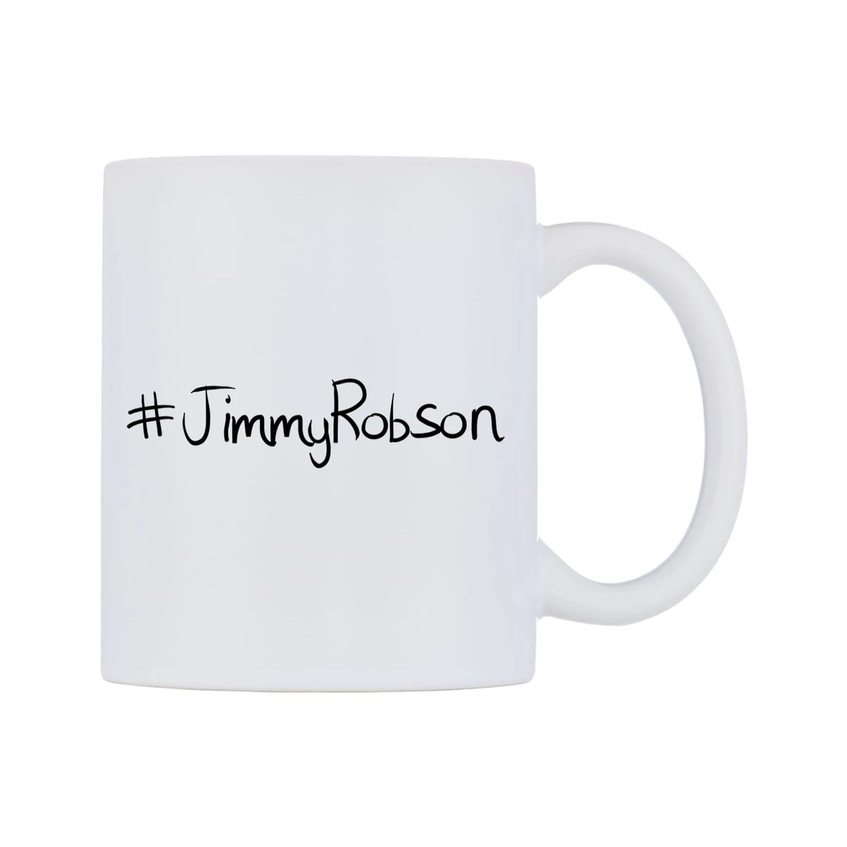 JimmyRobson Mug — mug, left side, on a white background