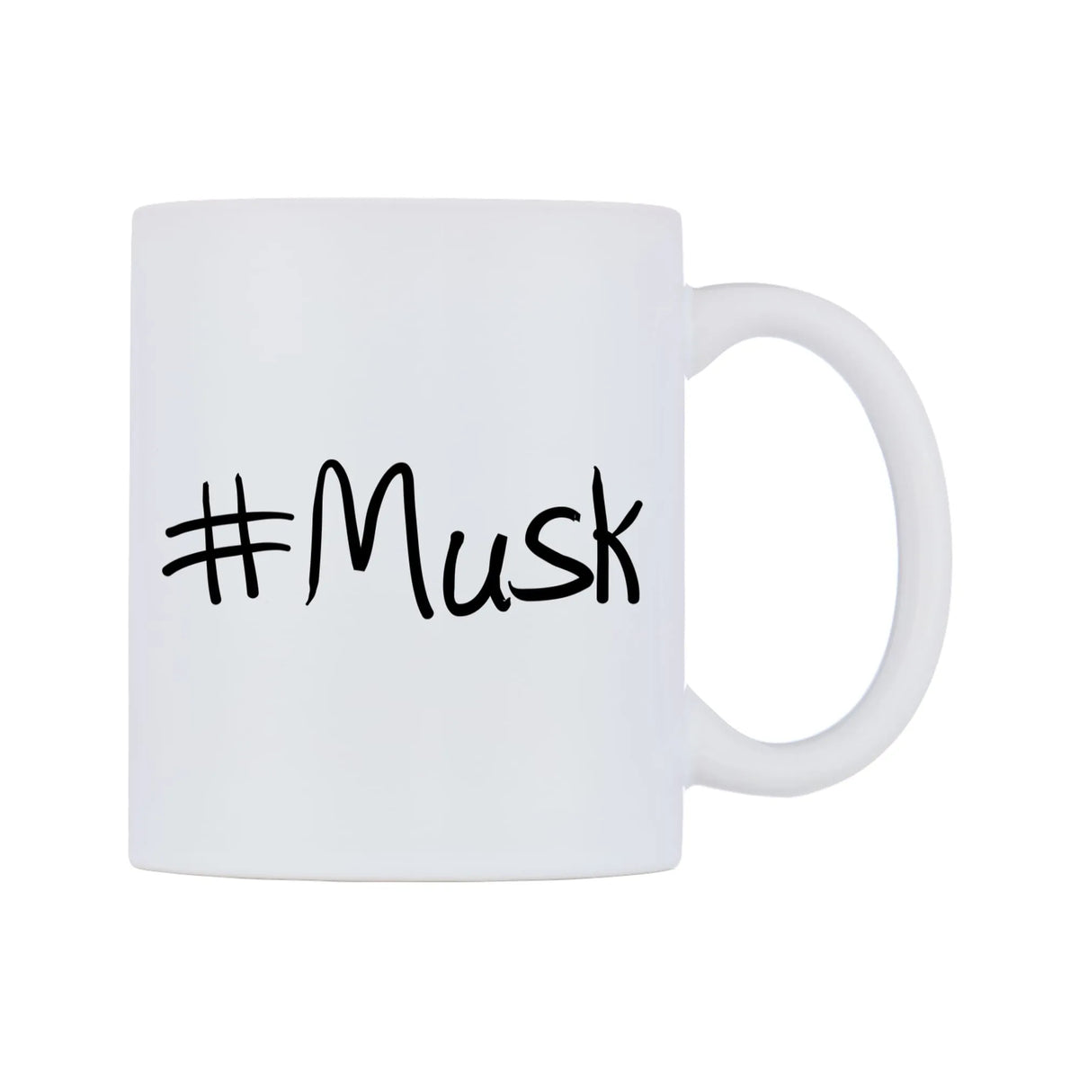 Musk Mug — mug, left side, on a white background