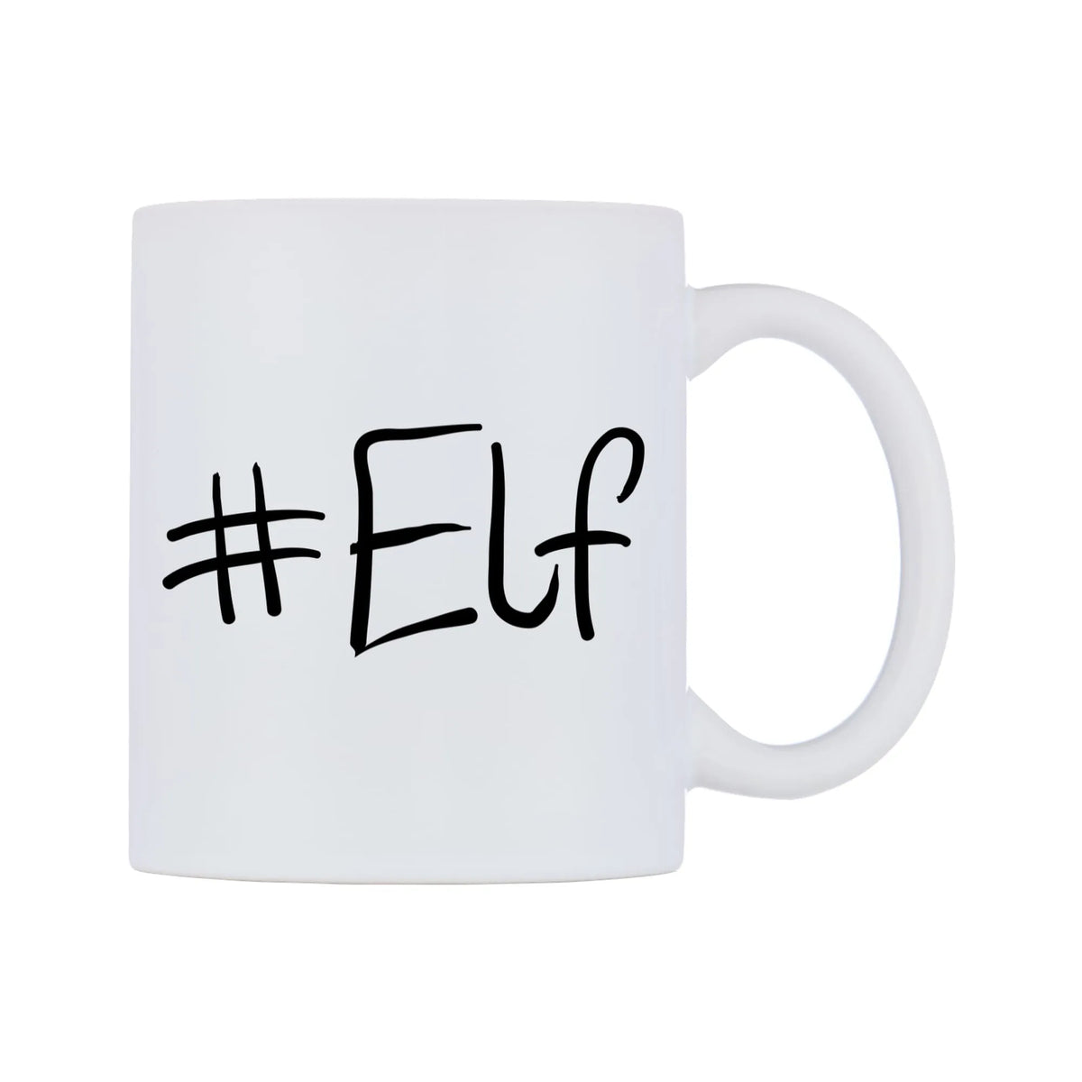 Elf Mug — mug, left side, on a white background
