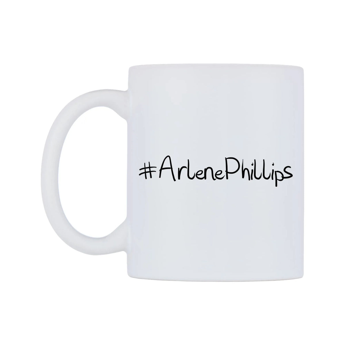ArlenePhillips Mug — mug, right side, on a white background