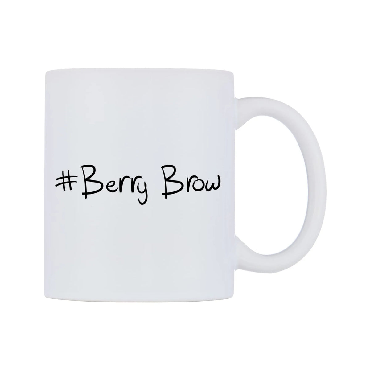 Berry Brow Mug — mug, left side, on a white background