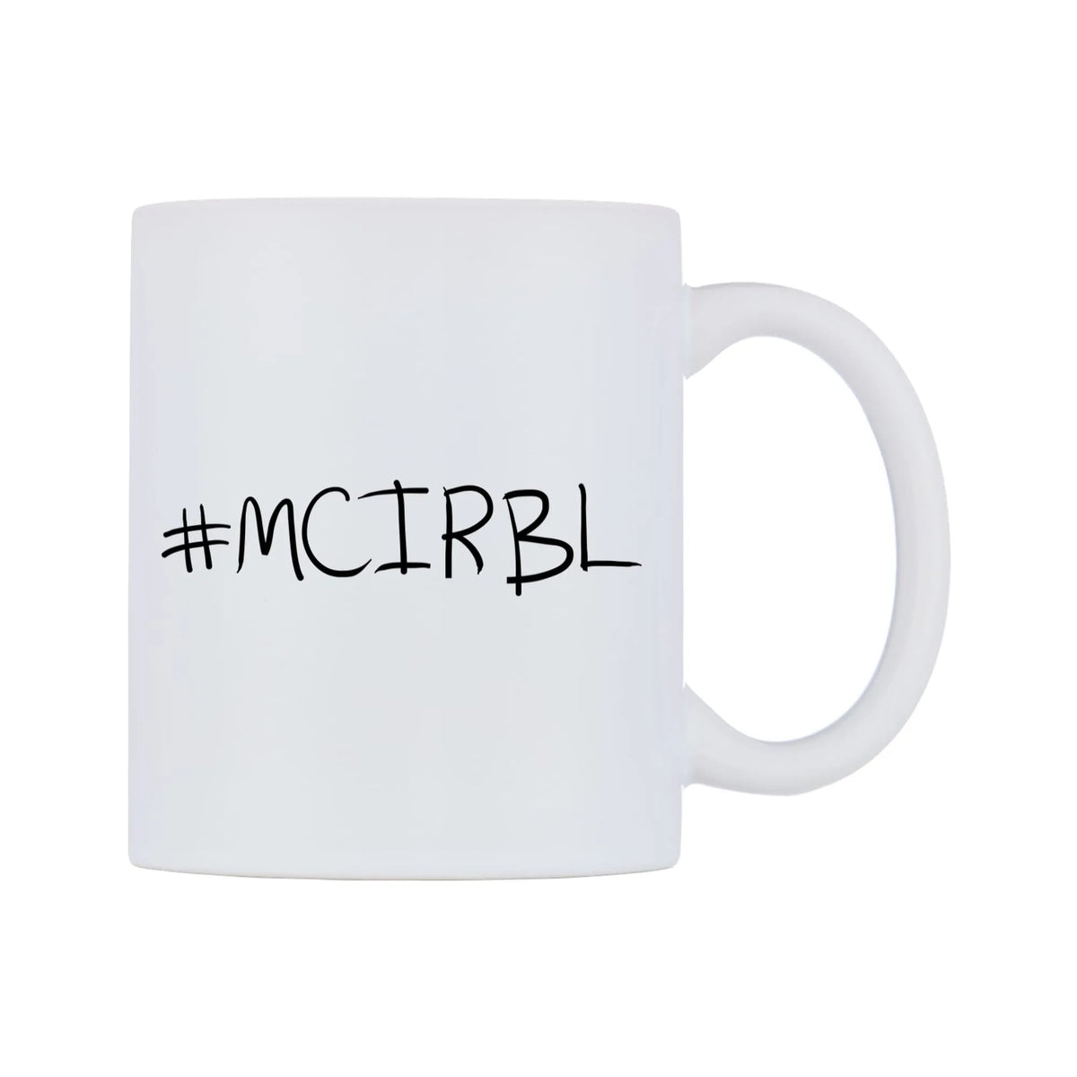 MCIRBL Mug — mug, left side, on a white background