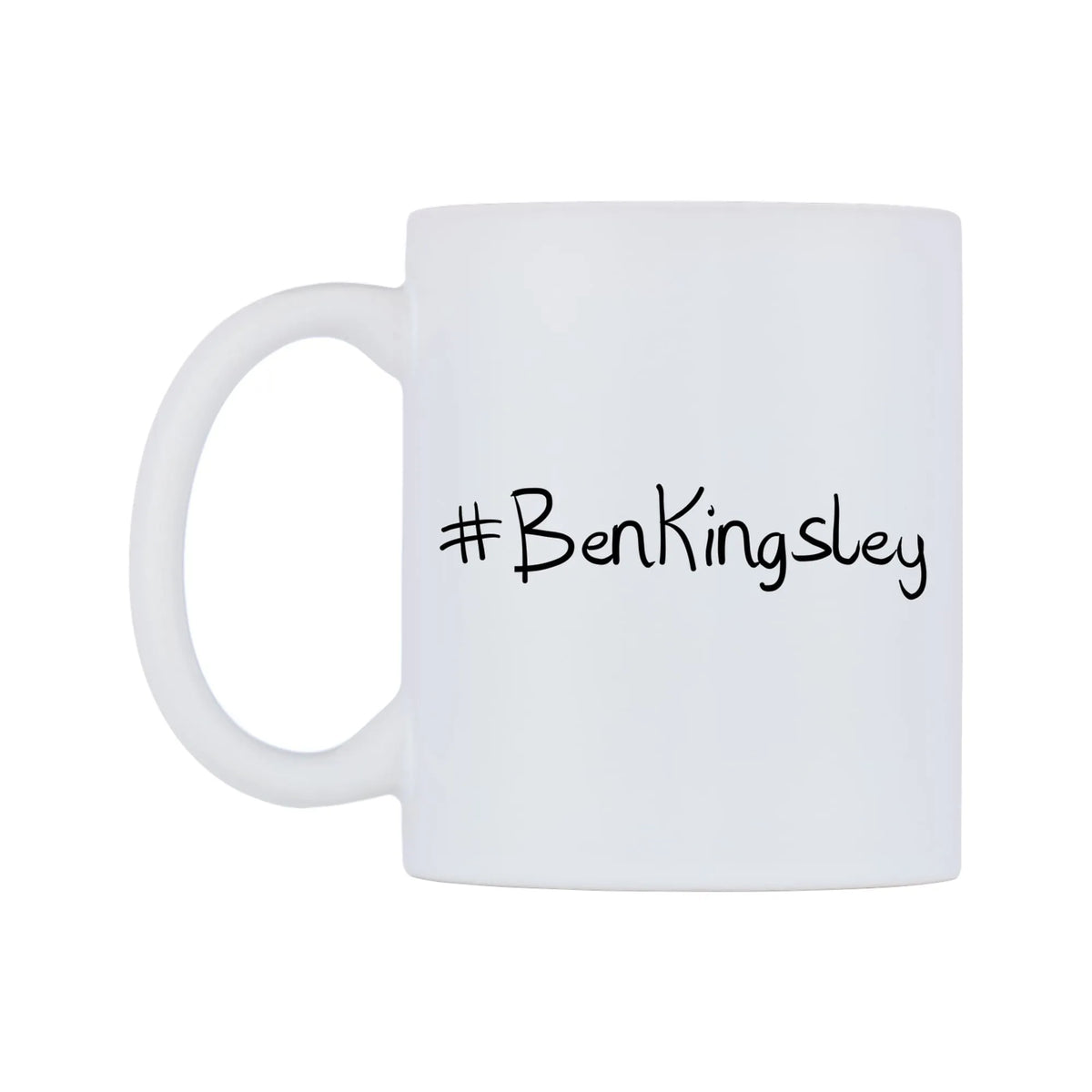 BenKingsley Mug — mug, right side, on a white background