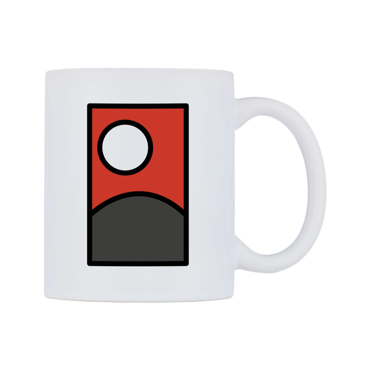 Flower Playing Cards Emoji Mug — mug, left side, on a white background