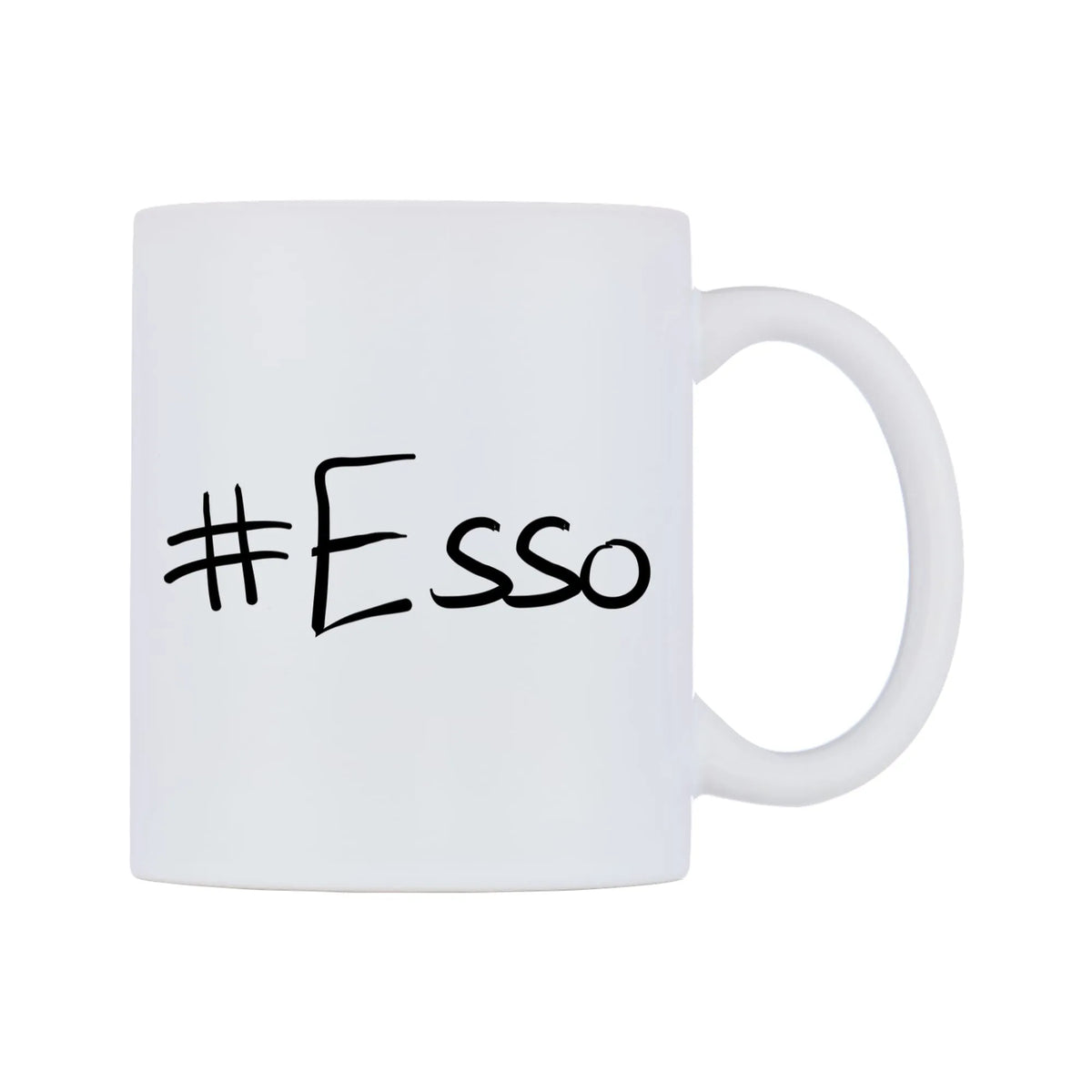 Esso Mug — mug, left side, on a white background