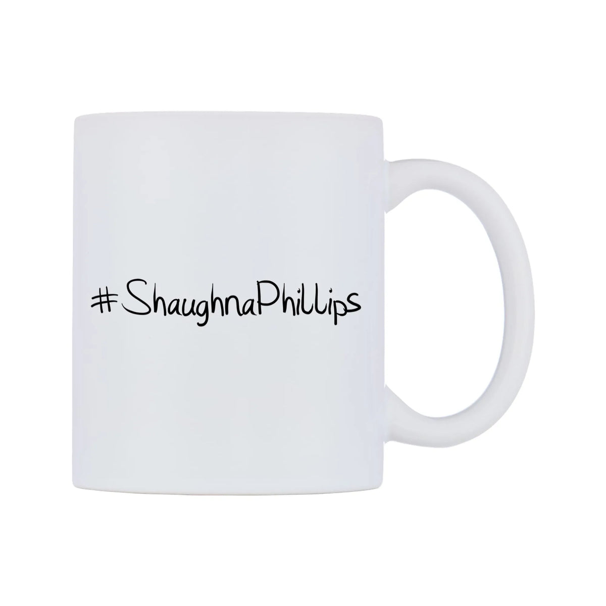 ShaughnaPhillips Mug — mug, left side, on a white background