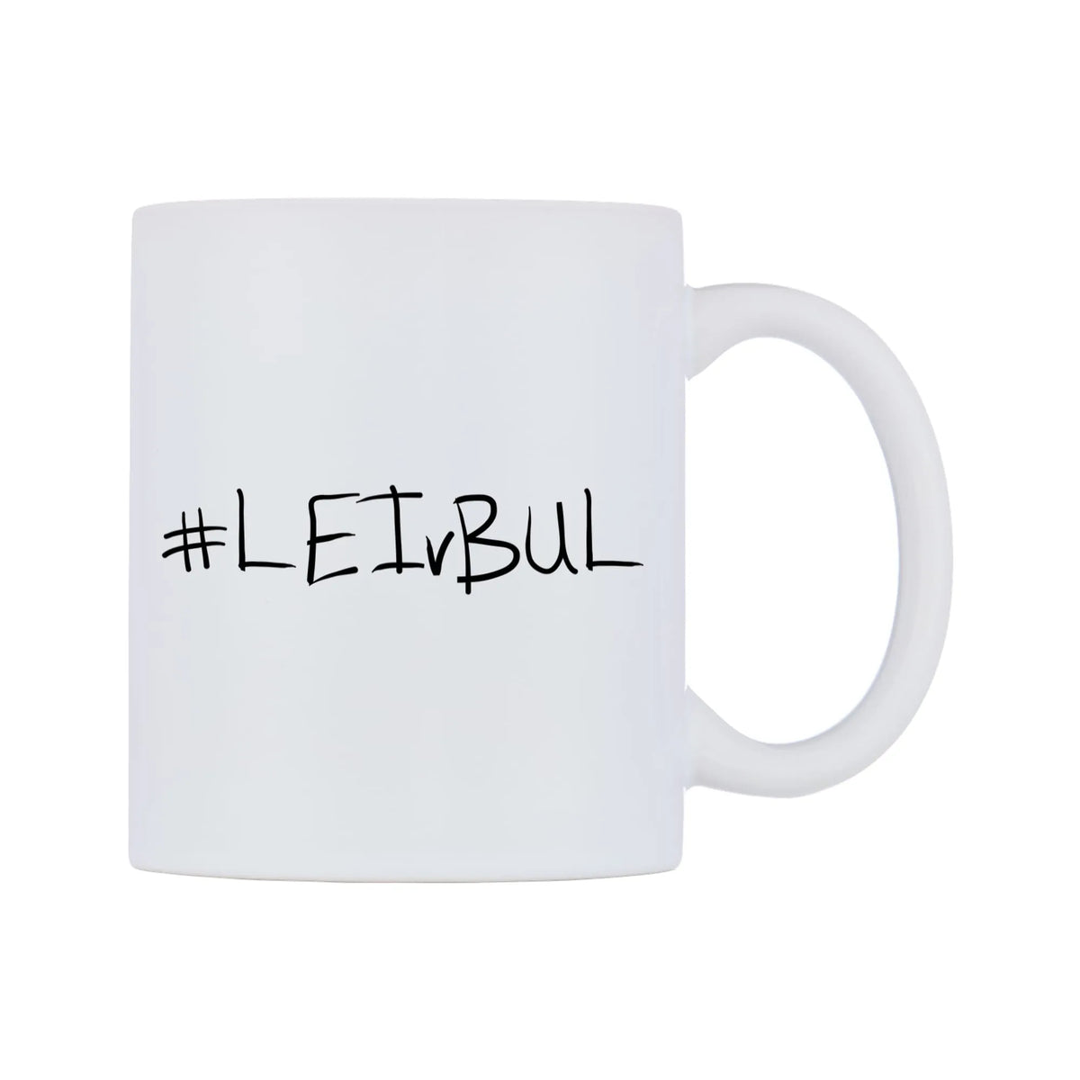 LEIvBUL Mug — mug, left side, on a white background