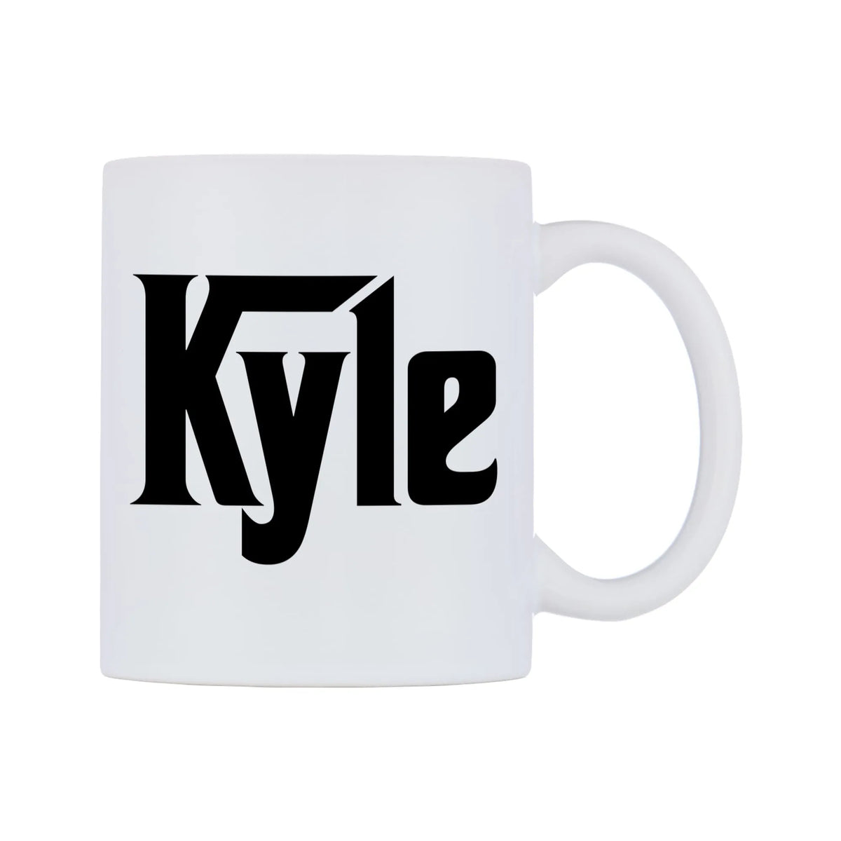 Kyle - Godfather Themed Mug — white 11oz gloss mug, left side, on a white background