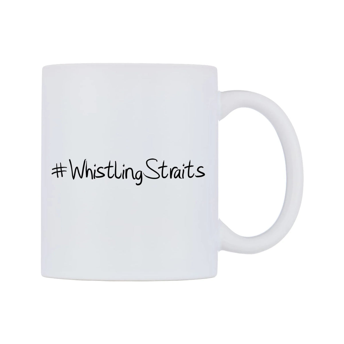 WhistlingStraits Mug — mug, left side, on a white background