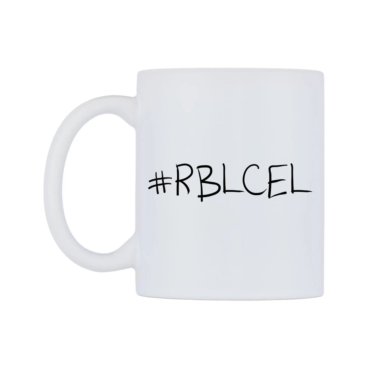 RBLCEL Mug — mug, right side, on a white background