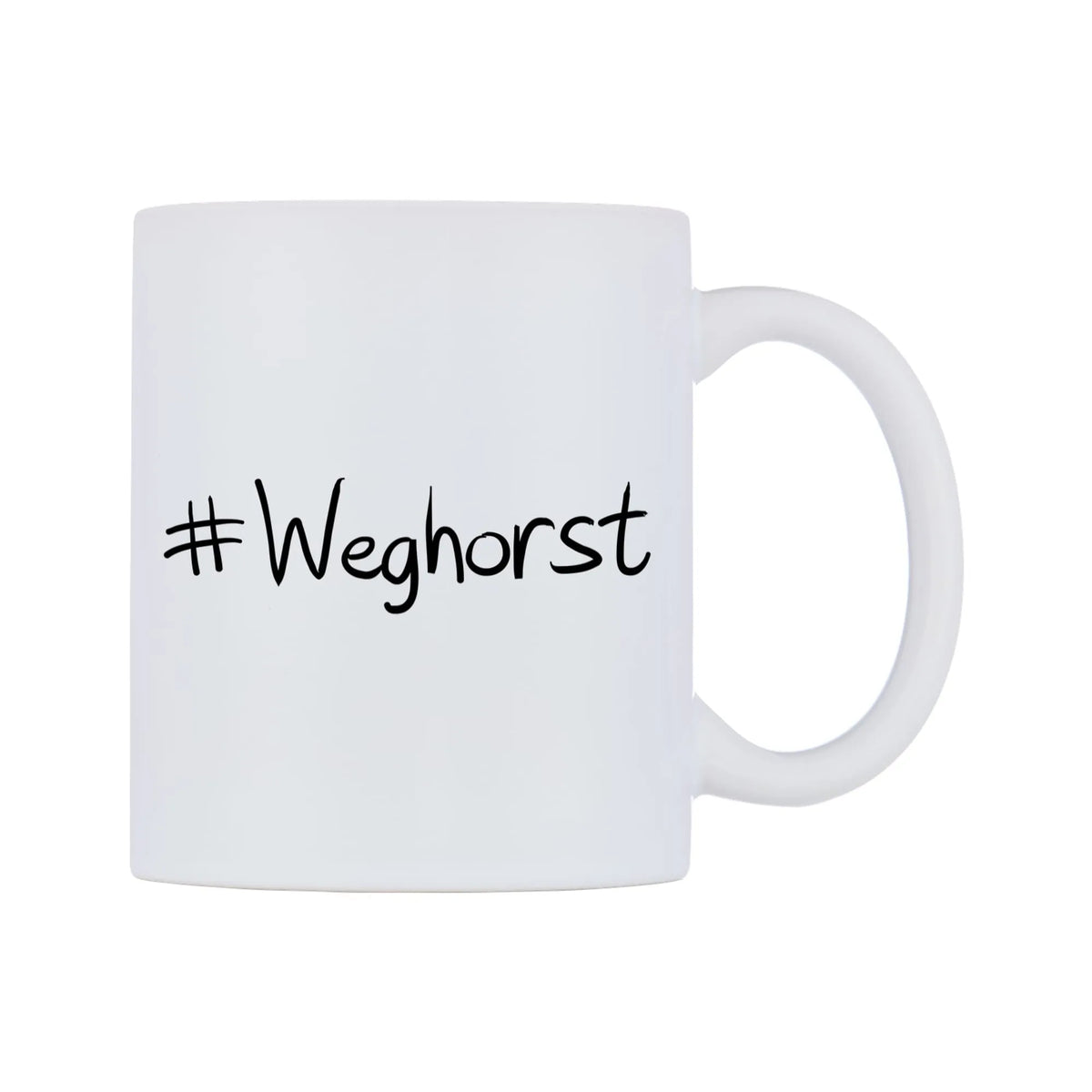 Weghorst Mug — mug, left side, on a white background