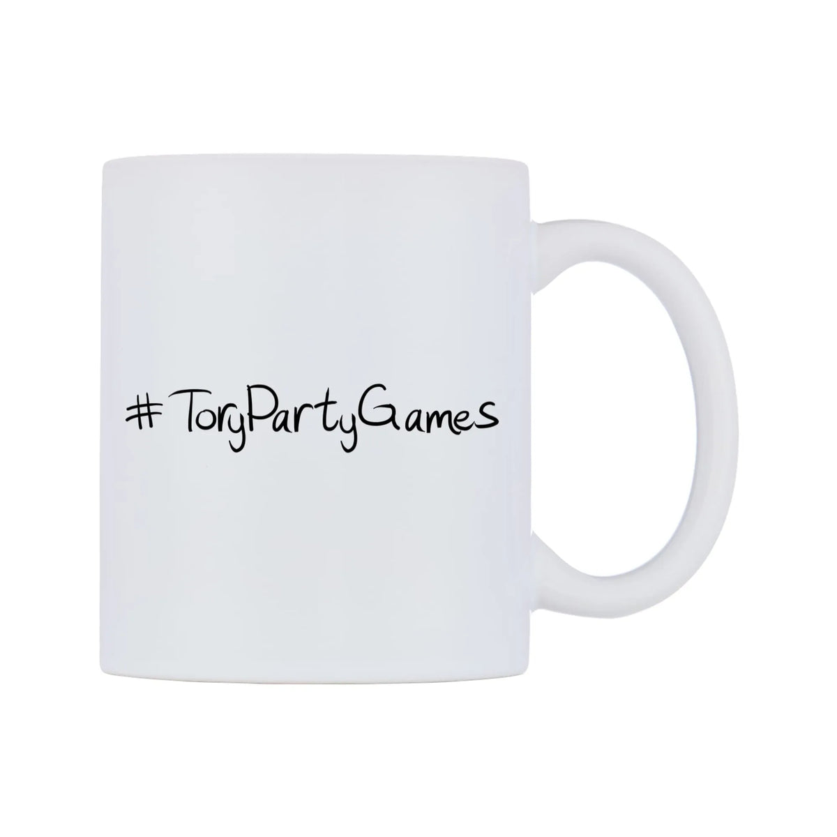 ToryPartyGames Mug — mug, left side, on a white background
