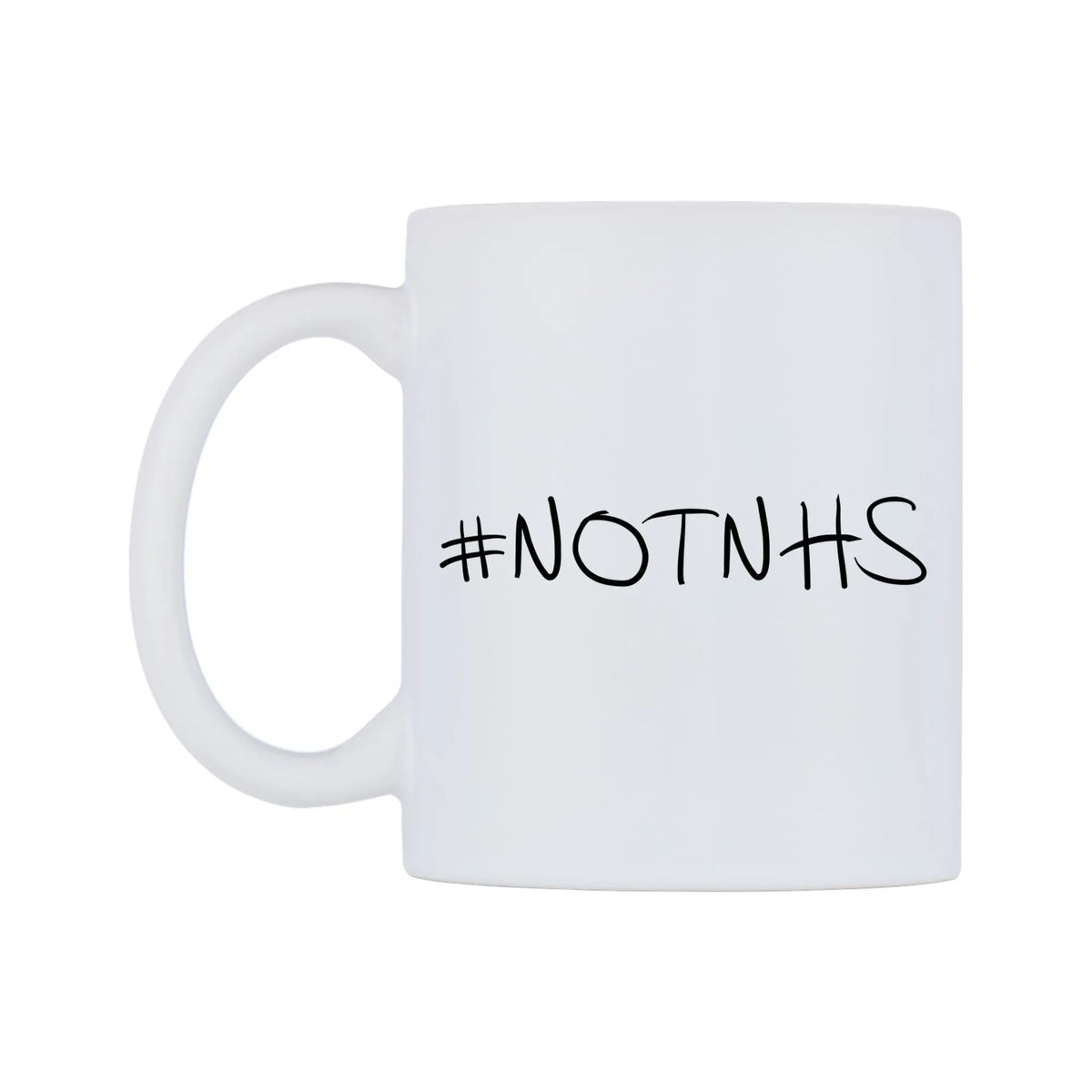 NOTNHS Mug — mug, right side, on a white background