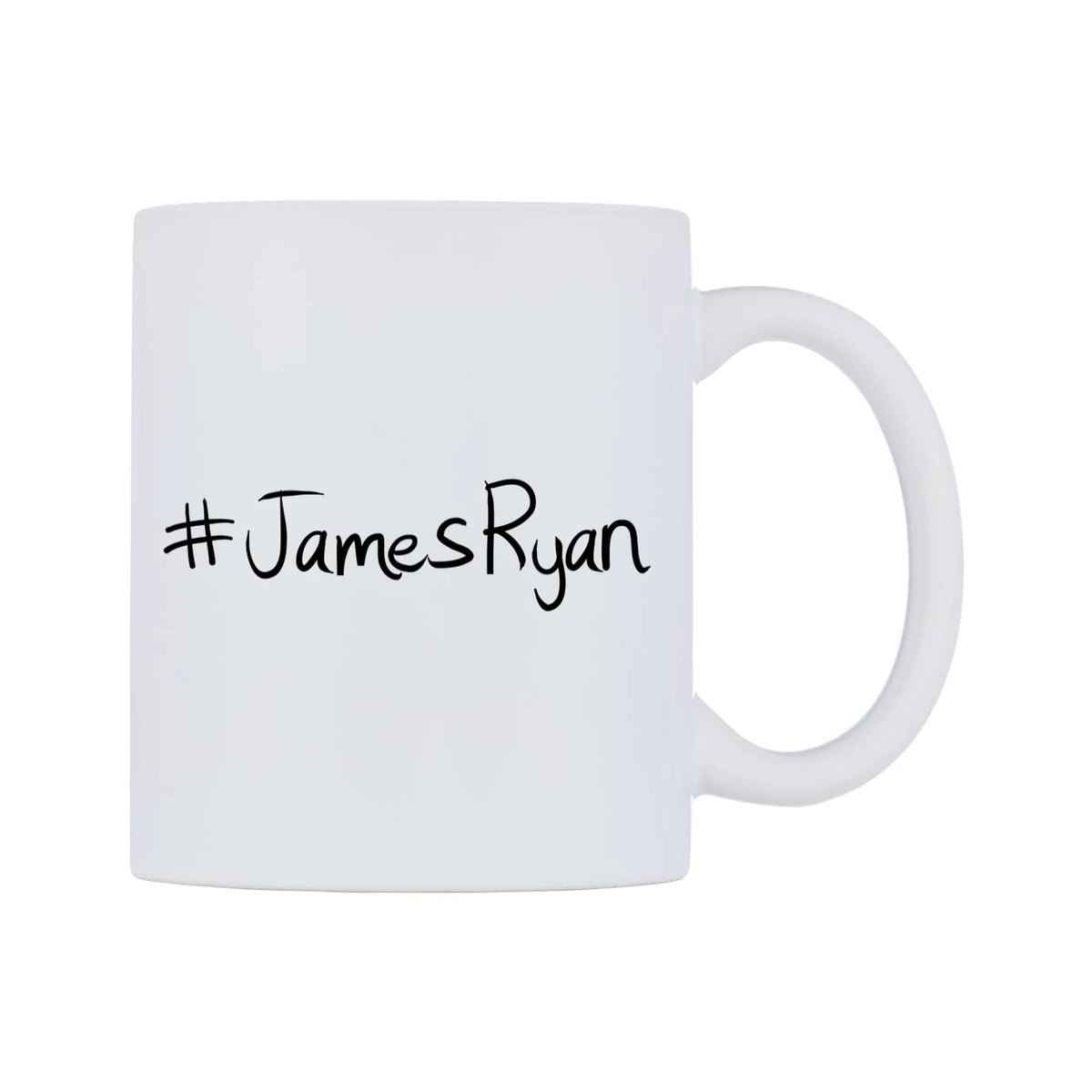JamesRyan Mug — mug, left side, on a white background