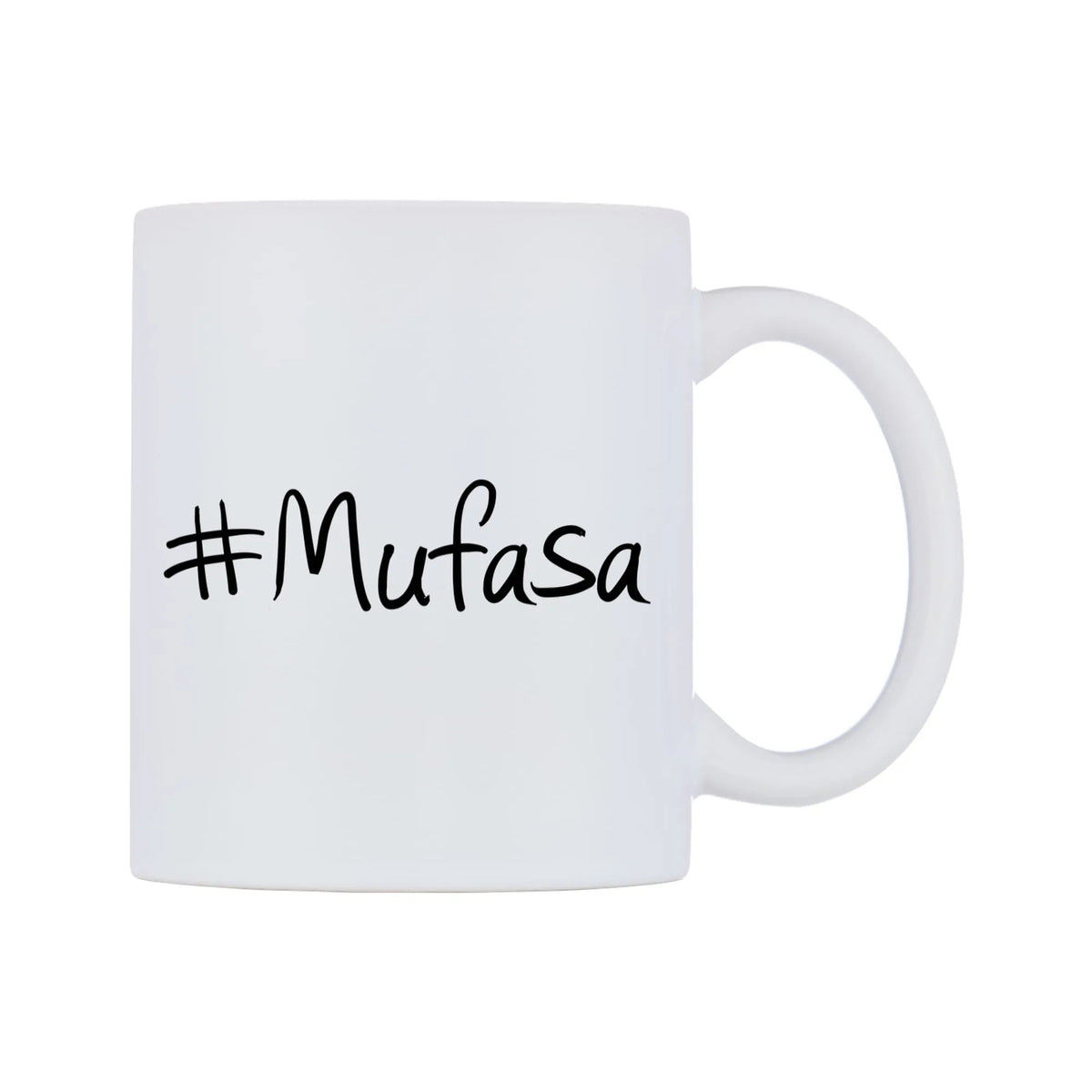 Mufasa Mug — mug, left side, on a white background