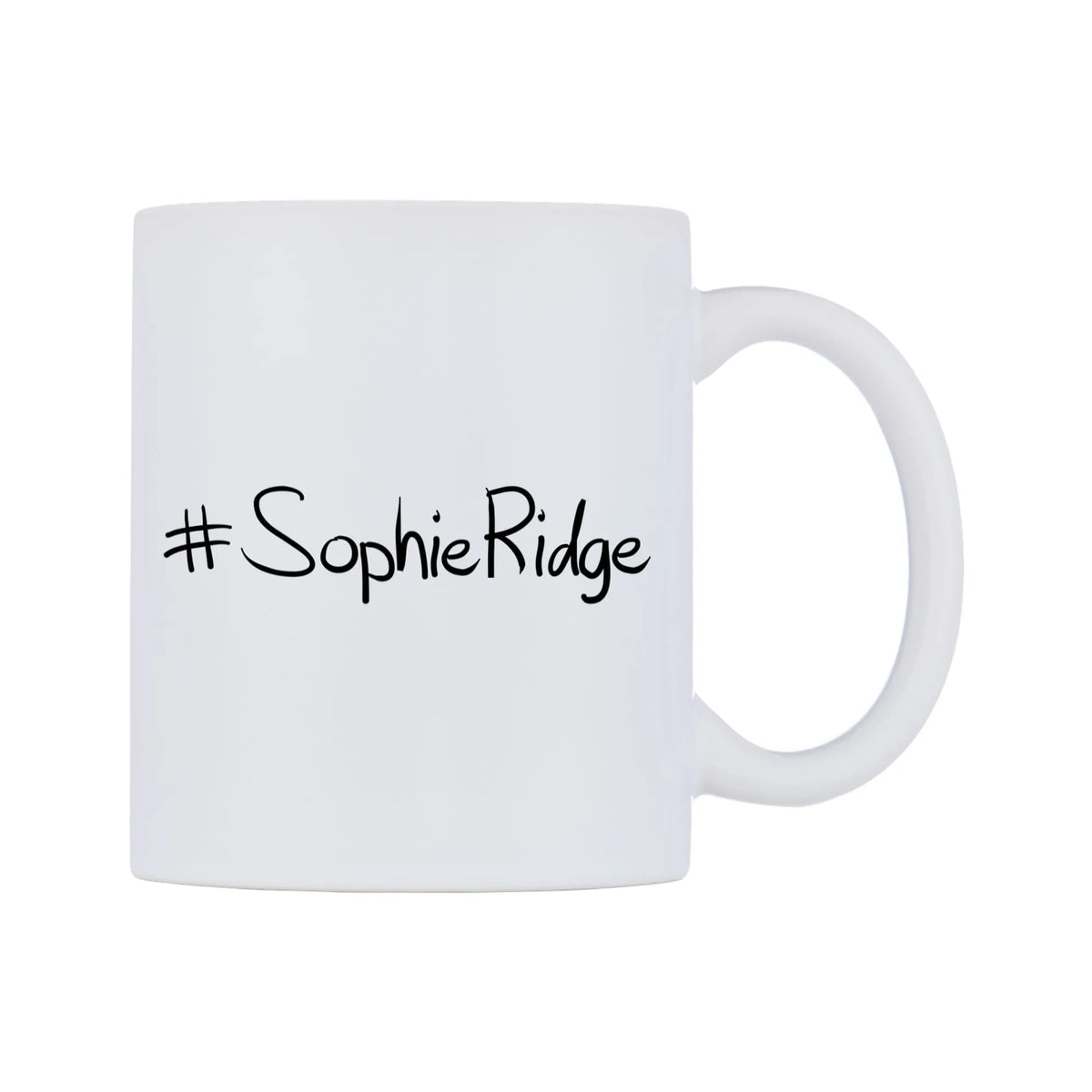 SophieRidge Mug — mug, left side, on a white background