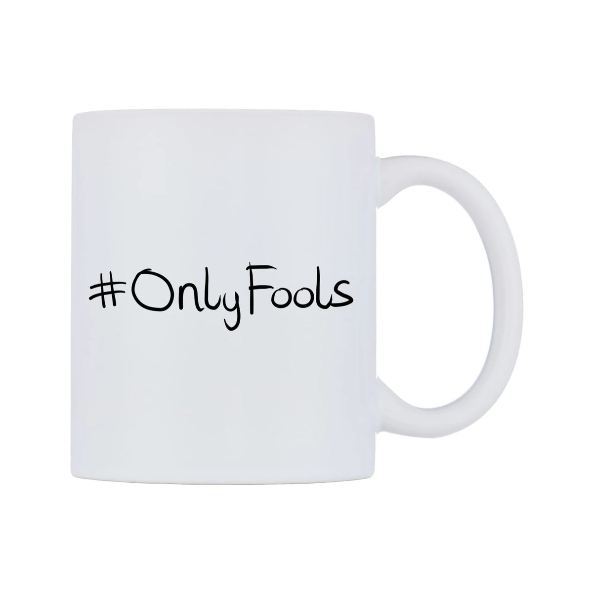 OnlyFools Mug — mug, left side, on a white background
