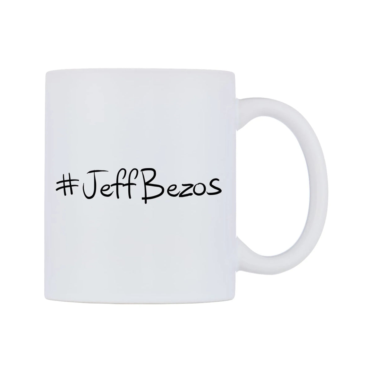 JeffBezos Mug — mug, left side, on a white background