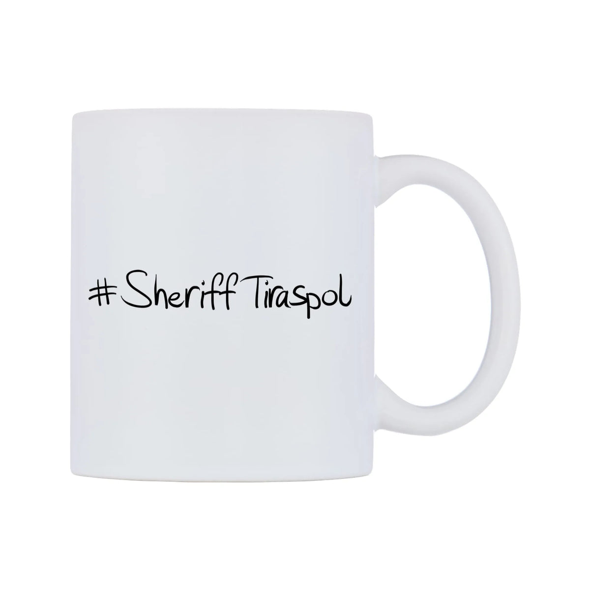 SheriffTiraspol Mug — mug, left side, on a white background