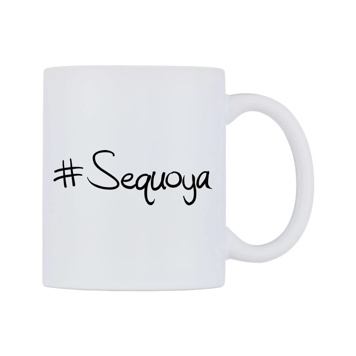 Sequoya Mug — mug, left side, on a white background