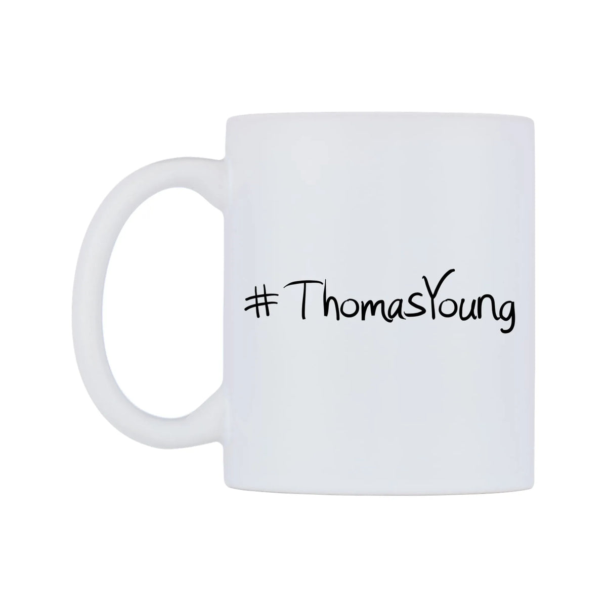 ThomasYoung Mug — mug, right side, on a white background