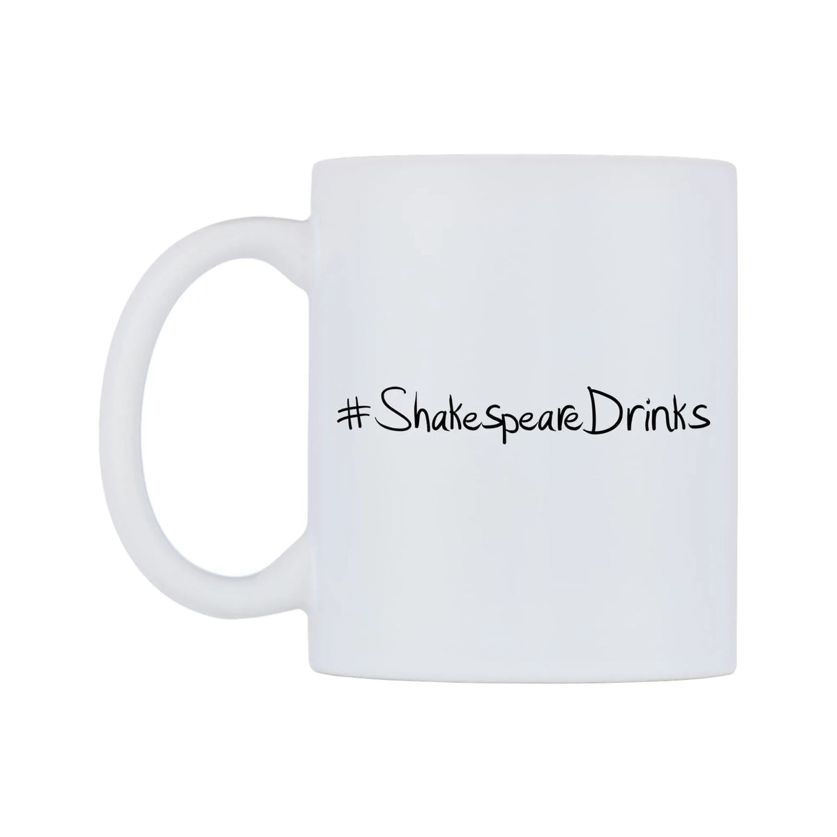 ShakespeareDrinks Mug — mug, right side, on a white background