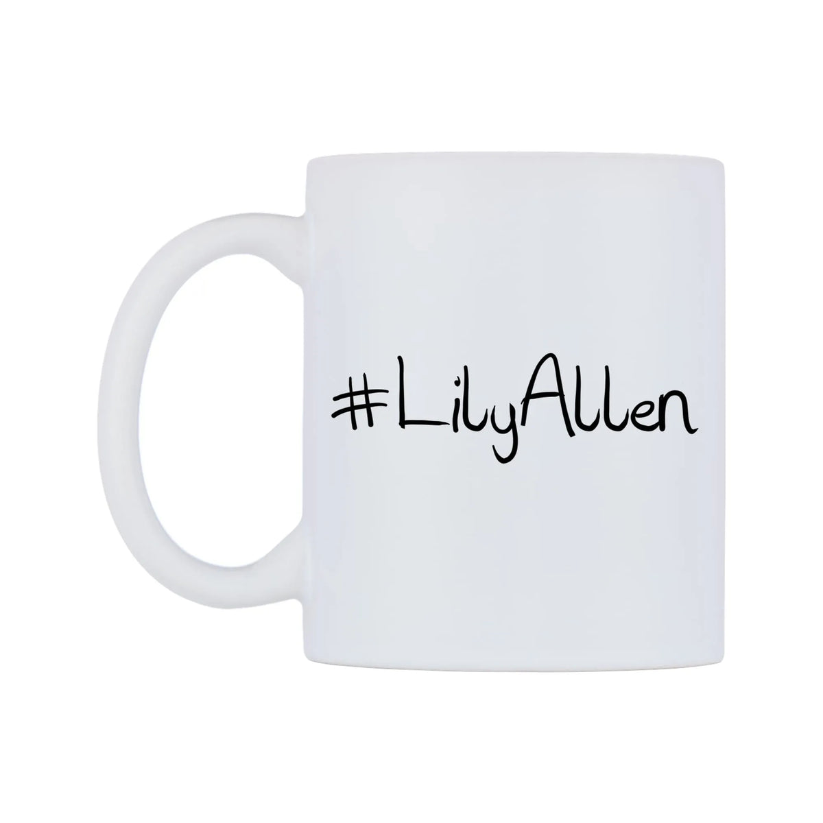 LilyAllen Mug — mug, right side, on a white background