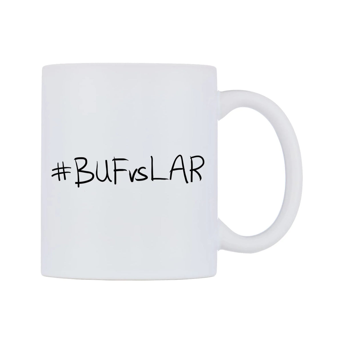 BUFvsLAR Mug — mug, left side, on a white background