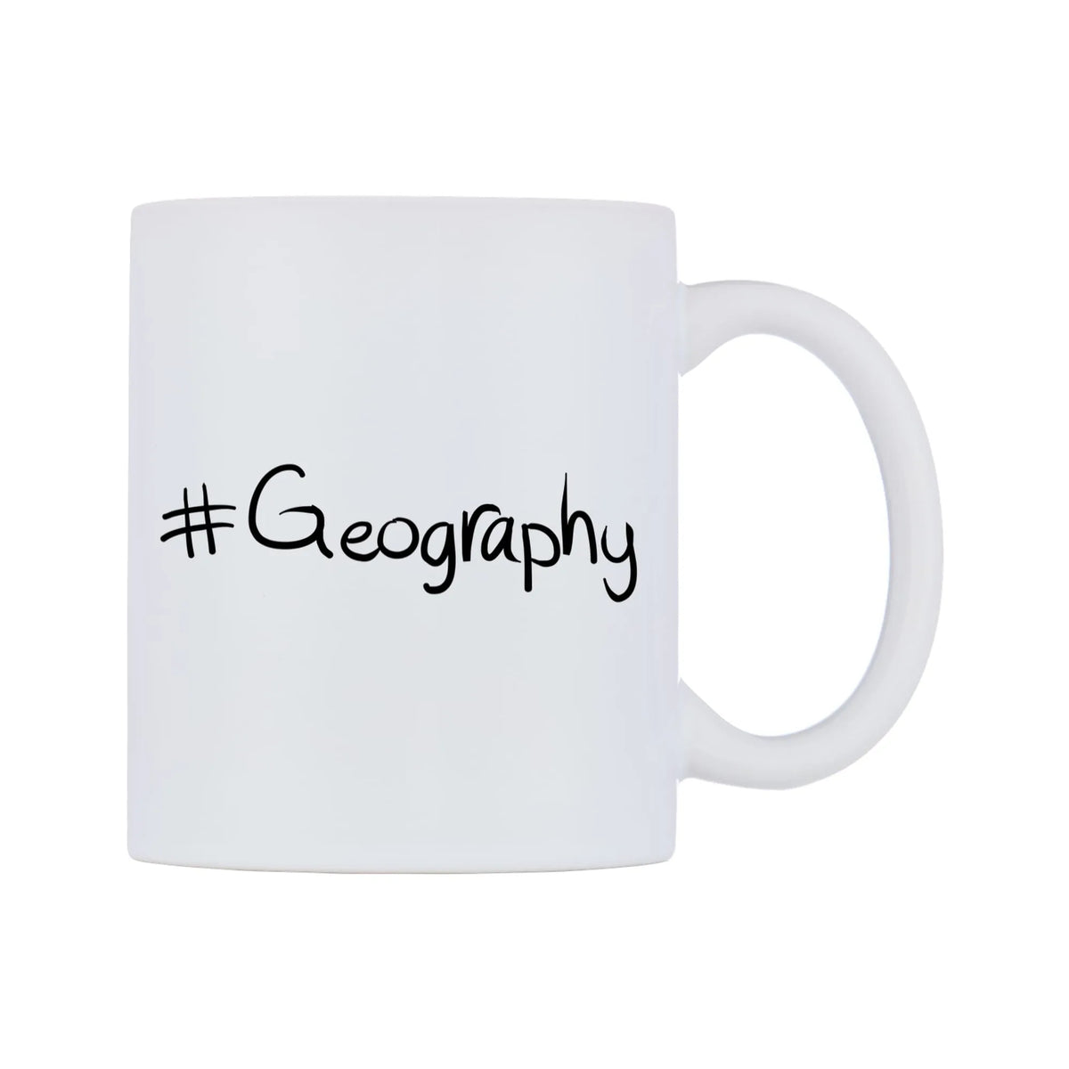 Geography Mug — mug, left side, on a white background