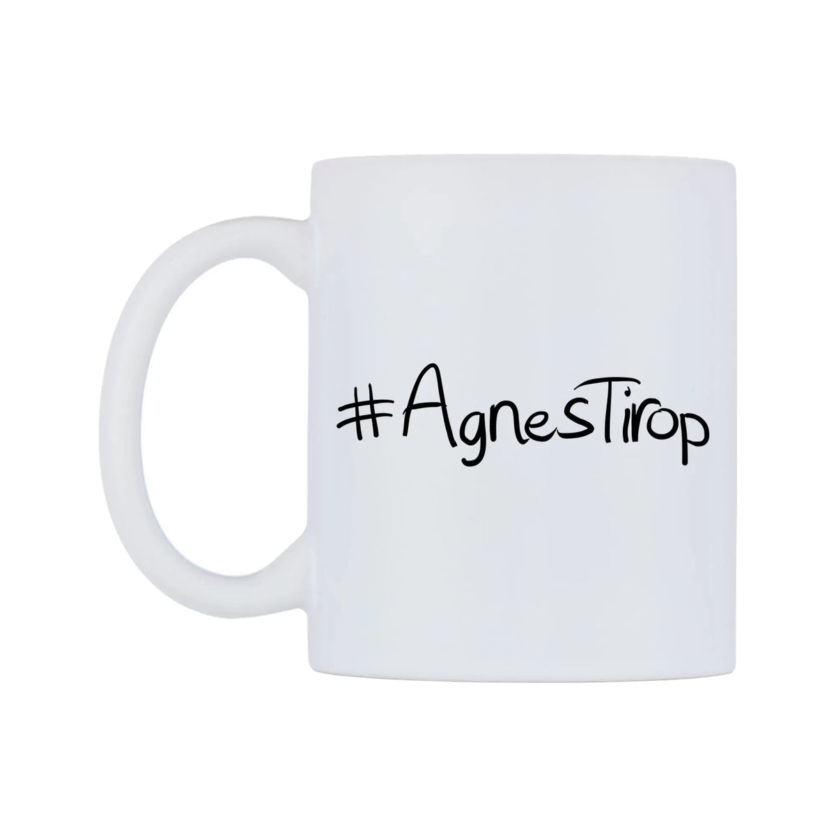 AgnesTirop Mug — mug, right side, on a white background