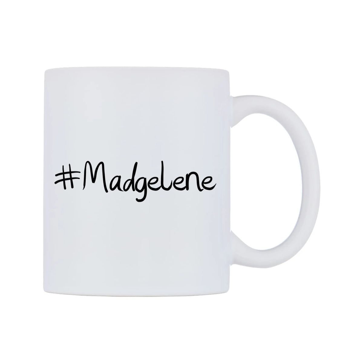 Madgelene Mug — mug, left side, on a white background
