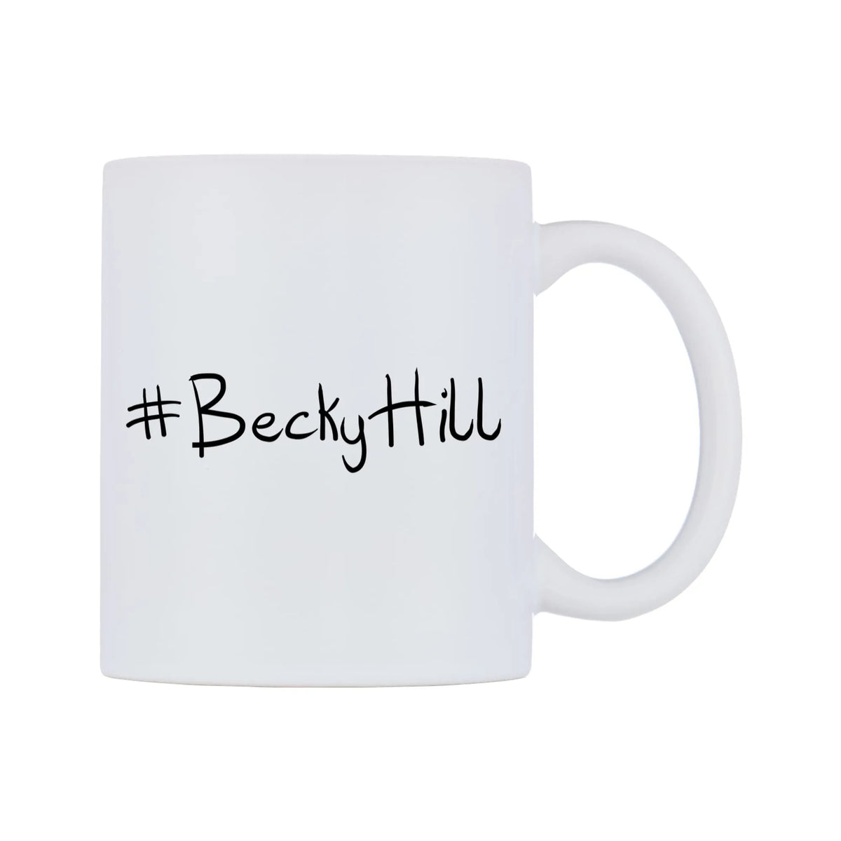 BeckyHill Mug — mug, left side, on a white background